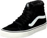 Vans SK8-Hi Pig Suede/Fleece Black/Blanc