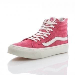 Vans Sk8-Hi Slim Zip Korkeavartiset Tennarit Roosa