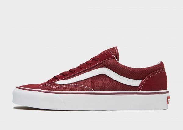 Vans Style 36 Mesh Burgundy / White