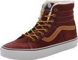 Vans U SK8-HI Reissue Pig Suede Fleece Red