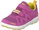 Viking Riptide Velcro Dark Pink/Yellow