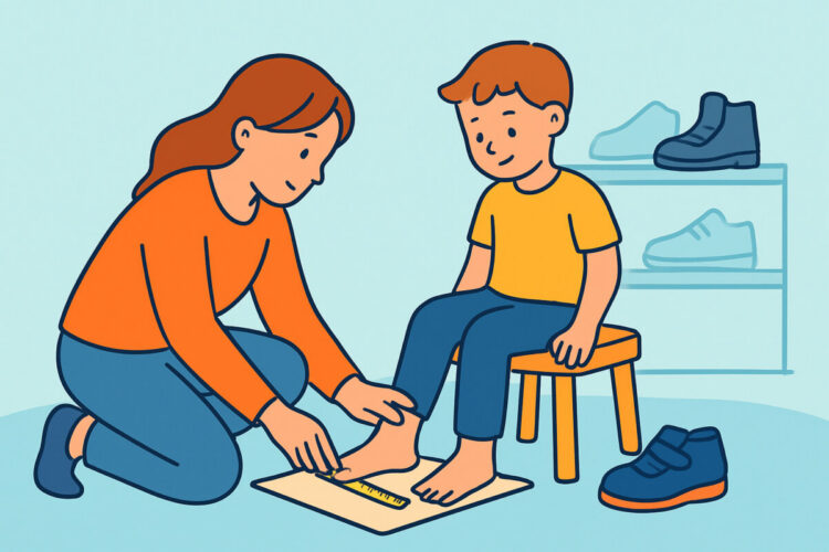 Lasten kengän kasvuvara ja peukalosääntö sovituksessa